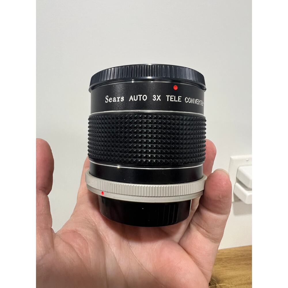 Vintage Sears AUTO 3X Teleconverter lens